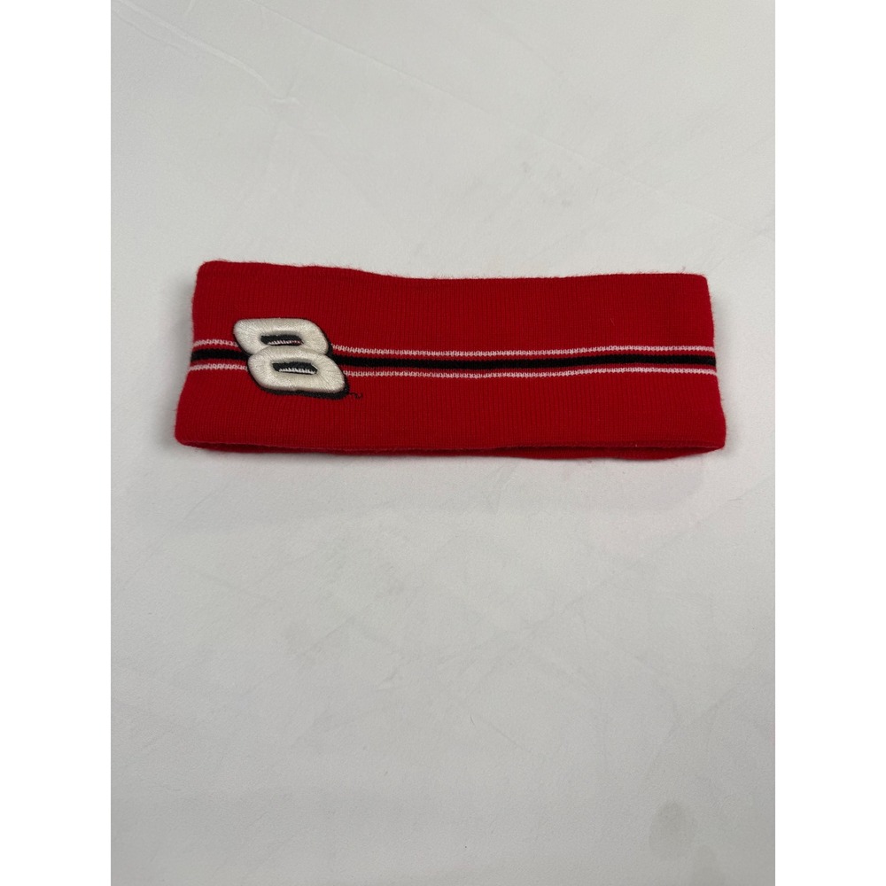 Dale Earnhardt Jr NASCAR 8 Red Knit Headband Winter Ear Warmer Racing Accessory